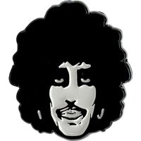 Thin Lizzy Phil Pin Portrait Badge in Black