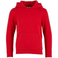 Build Your Brand Basic Hoodie in Scarlet | Size: 7-8 Years