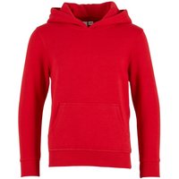 Build Your Brand Basic Hoodie in Scarlet | Size: 5-6 Years