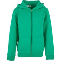 Build Your Brand Basic Full Zip Hoodie in Light Green | Size: 13-14 Years