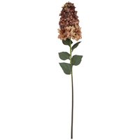 Hill Interiors Spear Hydrangea Artificial Flower in Burgundy