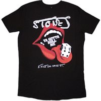 The Rolling Stones Women's Ya Gotta Roll Exile Back Print T-Shirt Dress in Black | Size: 2XL