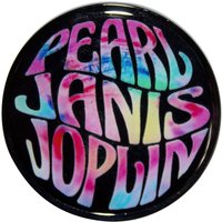Janis Joplin Pearl Pin Emblem Badge