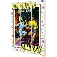 Marvel Guardians Of The Galaxy Galactic Groove - Adem Wood Print