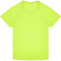 B&C Active T-Shirt in Bright Yellow | Size: 9 Years