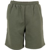 Build Your Brand Men's Vintage Heavy Sweat Shorts in Olive | Size: Small