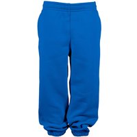 Build Your Brand Basic Plain Jogging Bottoms in Navy | Size: 7-8 Years