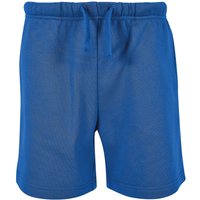 Build Your Brand Basic Sweat Shorts in Navy | Size: 7-8 Years