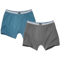 Atlas for Men Men's Boxer Shorts Pack of 2 in Turquoise | Size: 4XL