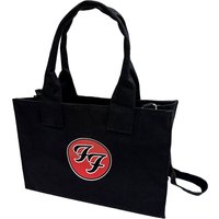 FF Logo Cotton Back Print Tote Bag