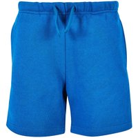 Build Your Brand Basic Sweat Shorts in Navy | Size: 4-6 Years