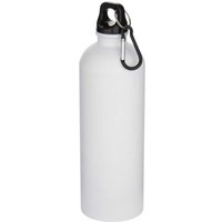 Floso Oregon Stainless Steel Carabiner Clip 750ml Water Bottle in White