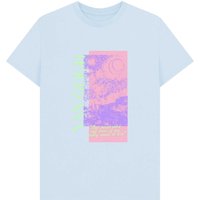 apoh Men's Starry Night Scribble Vincent Van Gogh T-Shirt in Blue | Size: Large