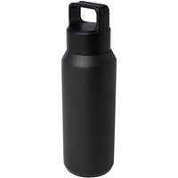 Floso Astra Stainless Steel 600ml Insulated Water Bottle in Black