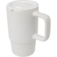 Floso Carter Ceramic 450ml Travel Mug in White