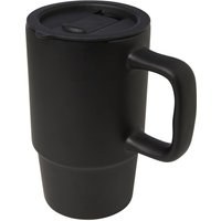 Floso Carter Ceramic 450ml Travel Mug in Black