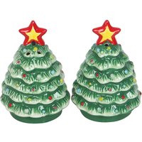 Something Different Nostalgic Christmas Tree Salt & Pepper Shakers Set