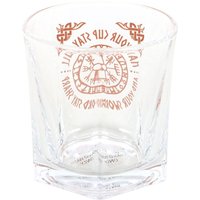 Something Different Viking Compass Lowball Glass & Coaster Set in Clear
