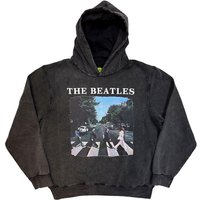 Abbey Road Logo Wash Pull Over Hoodie Charcoal