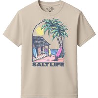 Salt Life Men's Boardroom T-Shirt in Natural | Size: Medium