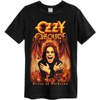 Amplified Men's Prince Of Darkness Ozzy Osbourne T-Shirt in Black | Size: XL