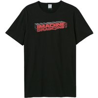 Amplified Men's 3D Name Imagine Dragons T-Shirt in Black | Size: XS