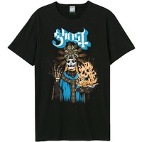 Amplified Men's Ghost Halloween T-Shirt in Black | Size: Large