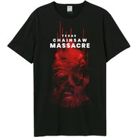 Amplified Men's Texas Chainsaw Massacre Halloween T-Shirt in Black | Size: Medium