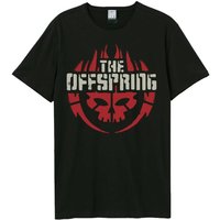 Amplified Men's Skull Logo The Offspring T-Shirt in Black | Size: Medium