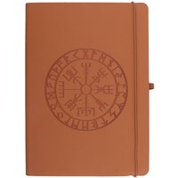 Something Different Viking Compass Faux Leather A5 Notebook & Pen in Brown