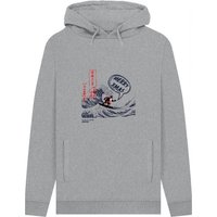 Santa Great Wave Merry Xmas Hokusai Hoodie