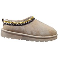Cipriata Women's Dana Microsuede Mule Slippers in Beige | Size: 6
