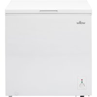 Willow Freestanding 199L Chest Freezer in White | Size: Large