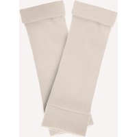 Turtle Doves Women's Cashmere Fingerless Gloves in Cream