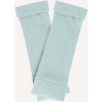 Turtle Doves Women's Cashmere Fingerless Gloves in Duck Egg Blue