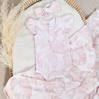 Floral Bodysuit Frill Sleeve m