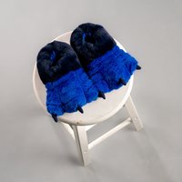 Monster Faux Fur Slippers 11 12