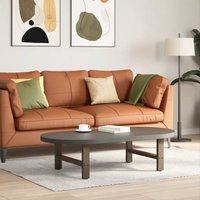 Berkfield Home Coffee Table Legs Natural Steel 2 pcs 60x(30-31) cm Steel in Grey