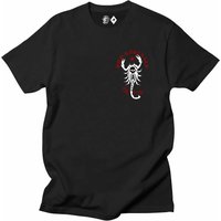 Rum Knuckles Men's Scorpio T-Shirt in Black | Size: 3XL