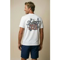 Salt Life Men's Underwater Alien T-Shirt in White | Size: Small