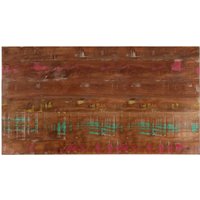 Berkfield Home Table Top 100x50x2.5 cm Rectangular Solid Wood Reclaimed in Brown