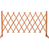Berkfield Home Garden Trellis Fence Orange 150x80 cm Solid Firwood