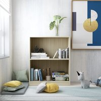 Berkfield Home Bookshelf Sonoma Oak 60x24x74.5 cm Engineered Wood in Brown