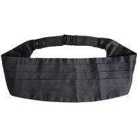 & Dark Blue 100% Silk Belt Waist Cummerbund
