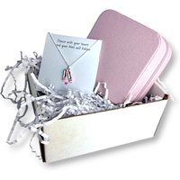 Ballet Shoes Necklace & Jewellery Box Gift Hamper Pack