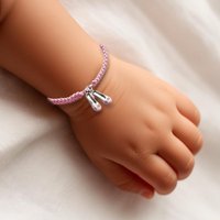 Ballet Shoes Friendship Bracelet Pink