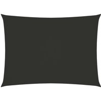 Berkfield Home Sunshade Sail Oxford Fabric Rectangular 3x4.5 m Anthracite in Black