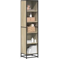 Berkfield Home Book Cabinet Sonoma Oak 40x35x170.5 cm Engineered Wood in Brown