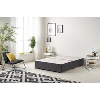 Somnior Plush Black Platform Divan Base | Size: Single