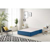 Somnior Ziggy Platform Bed Base in Navy | Size: Small Double